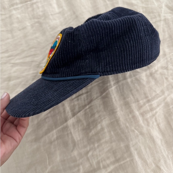Aviator Nation Navy Corduroy Snap Back Adjustable Hat - Picture 8 of 8